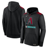 Arizona Diamondbacks Authentic Collection Performance Pullover Hoodie Black