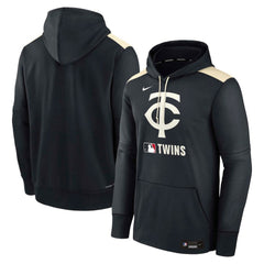 Minnesota Twins Authentic Collection Performance Pullover Hoodie Navy