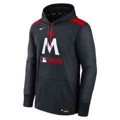 Minnesota Twins Authentic Collection Performance Pullover Hoodie Navy