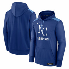 Kansas City Royals Authentic Collection Performance Pullover Hoodie Royal