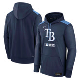 Tampa Bay Rays Authentic Collection Performance Pullover Hoodie Navy