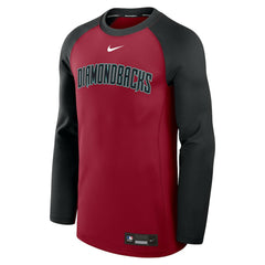 Arizona Diamondbacks Authentic Collection Game Time Raglan Dri-FIT Long Sleeve T-Shirt Red/Black