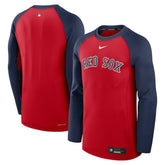 Boston Red Sox Authentic Collection Game Time Raglan Dri-FIT Long Sleeve T-Shirt Red/Navy