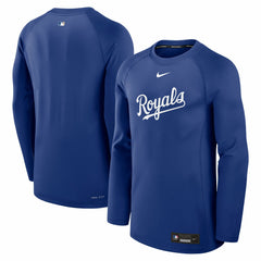 Kansas City Royals Authentic Collection Game Time Raglan Dri-FIT Long Sleeve T-Shirt Royal