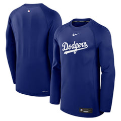 Los Angeles Dodgers Authentic Collection Game Time Raglan Dri-FIT Long Sleeve T-Shirt Royal