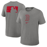 Boston Red Sox Authentic Collection Early Work Tri-Blend Dri-FIT T-Shirt Heather Charcoal