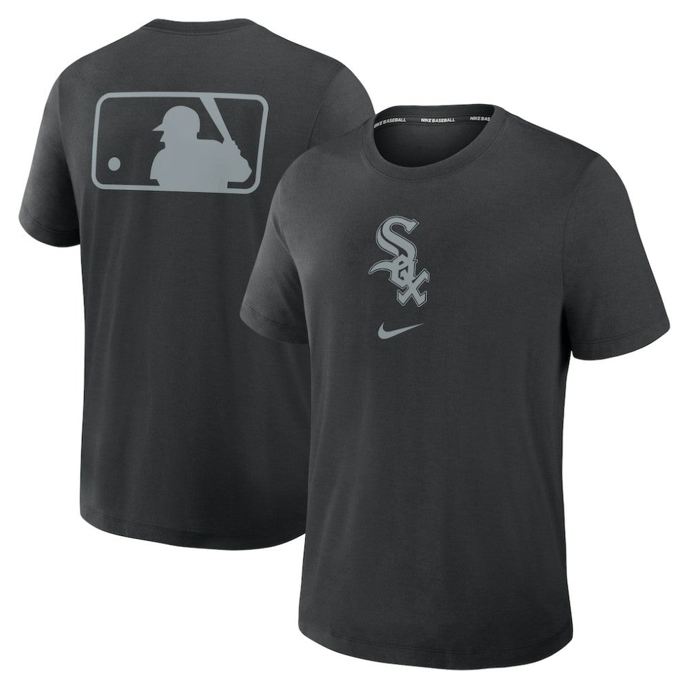 Chicago White Sox Authentic Collection Early Work Tri-Blend Dri-FIT T-Shirt Black