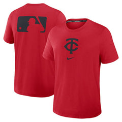 Minnesota Twins Authentic Collection Early Work Tri-Blend Dri-FIT T-Shirt Red