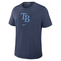 Tampa Bay Rays Authentic Collection Early Work Tri-Blend Dri-FIT T-Shirt Navy