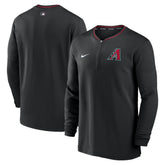 Arizona Diamondbacks Authentic Collection Performance Half-Zip Top Black