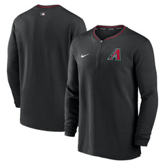 Arizona Diamondbacks Authentic Collection Performance Half-Zip Top Black
