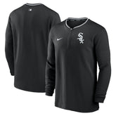 Chicago White Sox Authentic Collection Performance Half-Zip Top Black