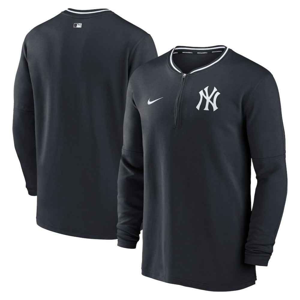 New York Yankees Authentic Collection Performance Half-Zip Top Navy