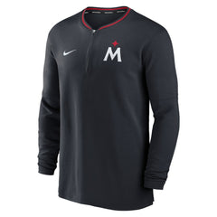 Minnesota Twins Authentic Collection Performance Half-Zip Top Navy