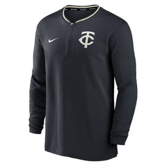 Minnesota Twins Authentic Collection Dri-FIT Half-Zip Top Navy