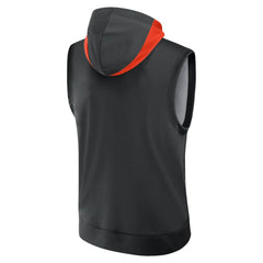 San Francisco Giants Authentic Collection Dri-FIT Sleeveless Hoodie Black