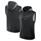 Chicago White Sox Authentic Collection Dri-FIT Sleeveless Hoodie Black