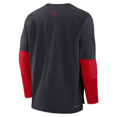 Cleveland Guardians Authentic Collection Player Dri-FIT Lightweight Pullover Navy/Red