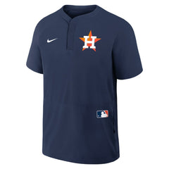 Houston Astros Authentic Collection Raglan Short Sleeve Windshirt Navy