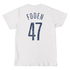 Phil Foden Manchester City 1863FC Youth Player T-Shirt - White outlet