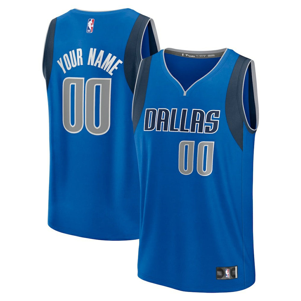 Dallas Mavericks Fast Break Custom Jersey sale - Icon Editi- Blue sale