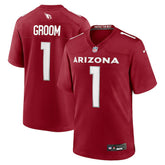 Number 1 Groom Arizona Cardinals Game Jersey - Cardinal outlet