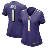 Number 1 Bride Baltimore Ravens Women's Game Jersey - Purple discount