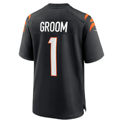 Number 1 Groom Cincinnati Bengals Game Jersey - Black outlet