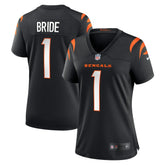 Number 1 Bride Cincinnati Bengals Women's Game Jersey - Black sale