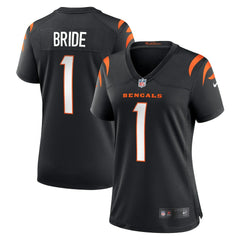 Number 1 Bride Cincinnati Bengals Women's Game Jersey - Black sale