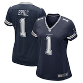 Number 1 Bride Dallas Cowboys Women's Game Jersey - Navy discount