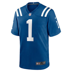 Number 1 Groom Indianapolis Colts Game Jersey - Royal cheap