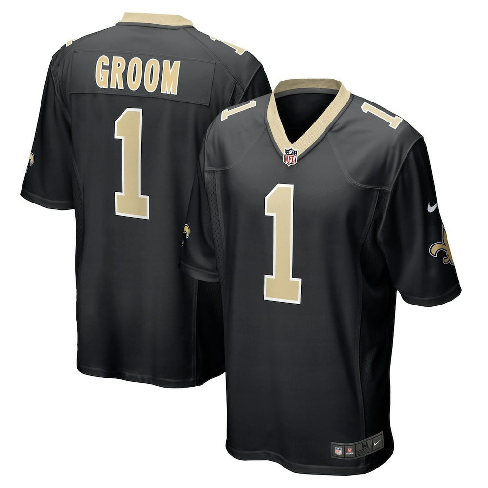 Number 1 Groom New Orleans Saints Game Jersey - Black for sale