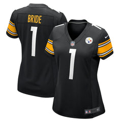 Number 1 Bride Pittsburgh Steelers Women's Game Jersey - Black discount