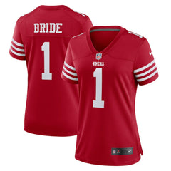 Number 1 Bride San Francisco 49ers Women's Game Jersey - Scarlet for sale