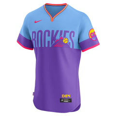 Colorado Rockies 2025 City Connect Elite Jersey Purple