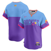 Colorado Rockies 2025 City Connect Limited Jersey Purple/Light Blue