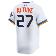 Jose Altuve Houston Astros 2025 City Connect Limited Player Jersey White