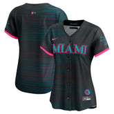 Miami Marlins Women's 2025 City Connect Limited Jersey Black