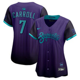 Corbin Carroll Arizona Diamondbacks Women's 2025 City Connect Limited Player Jersey Purple