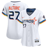 Jose Altuve Houston Astros Women's 2025 City Connect Limited Jersey White