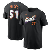 Jung Hoo Lee San Francisco Giants 2025 City Connect Fuse Name & Number T-Shirt Anthracite