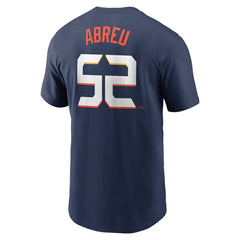 Bryan Abreu Houston Astros 2025 City Connect Fuse Name & Number T-Shirt Navy
