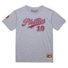 Darren Daulton Philadelphia Phillies Cooperstown Collection Player T-Shirt Heather Gray