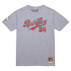 David Ortiz Boston Red Sox Cooperstown Collection Player T-Shirt Grey Heather