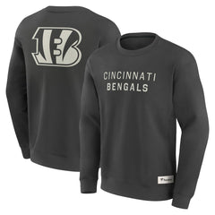 Cincinnati Bengals Elements Future Ground Lettering Pullover Sweatshirt - Charcoal for sale