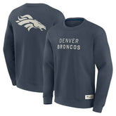 Denver Broncos Elements Future Ground Lettering Pullover Sweatshirt - Navy discount