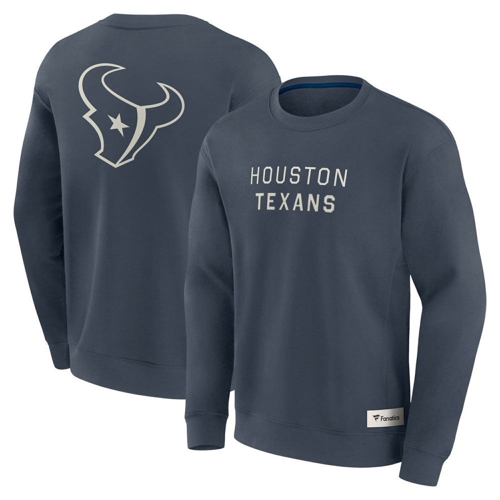 Houston Texans Elements Future Ground Lettering Pullover Sweatshirt - Navy for sale