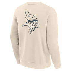Minnesota Vikings Elements Future Ground Lettering Pullover Sweatshirt - Cream outlet