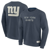 New York Giants Elements Future Ground Lettering Pullover Sweatshirt - Navy discount